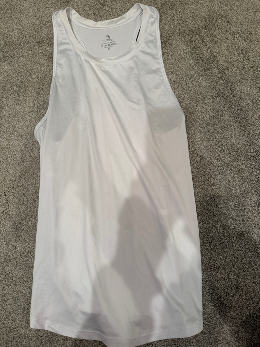 Women’s White Performance Tank Top